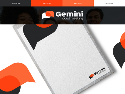 Gemini, The cloud Meeting brand identity branding design identity design illustration logo minimal ui ux vector