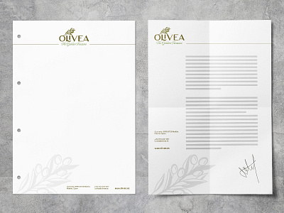Olivea, The Golden Treasure. brand identity branding design flat identity design logo minimal ui ux vector