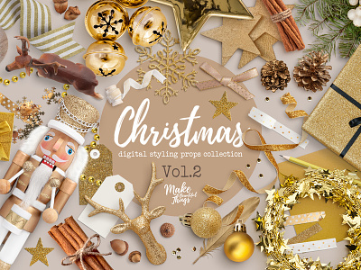 Christmas Scene Creator Vol. 2 graphics layered isolated elements movable elements scene creator photo elements
