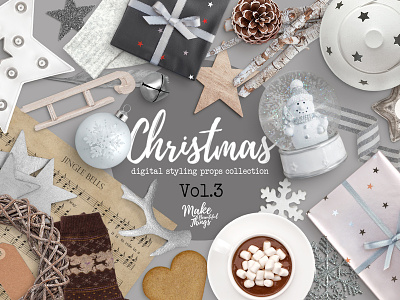 Christmas Scene Creator Vol. 3 png files graphics layered isolated elements movable elements scene creator photo elements