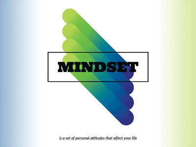 Mindset Design Template abstract abstract design abstraction clean color composition design template font gradient instagram instagram post quote saying simple social socialgraphics template typography visual visualdesign