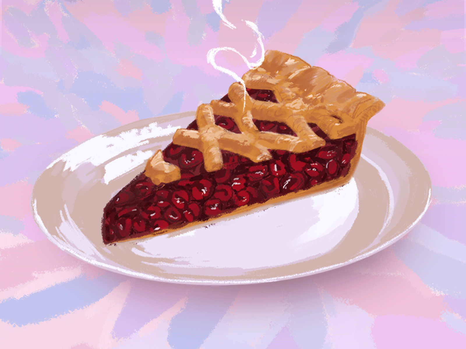 Cherry Pie By Nastaran Moradi On Dribbble