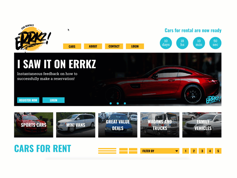 Errkz Landing Page