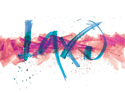 Laxo digital design illustration lettering photoshop