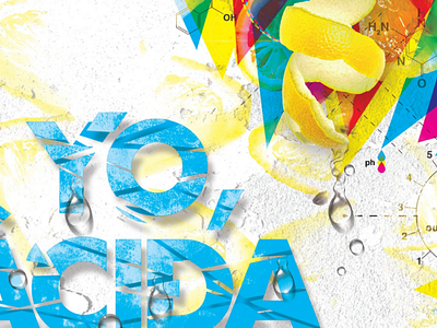Sour AF acid digital illustration illustration lemons photoshop postcard sharp sour typography