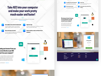 Download landing page