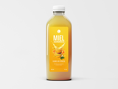 Label for Honey product. branding design
