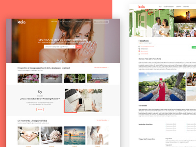 Wedding Guide website pink web website website design wedding