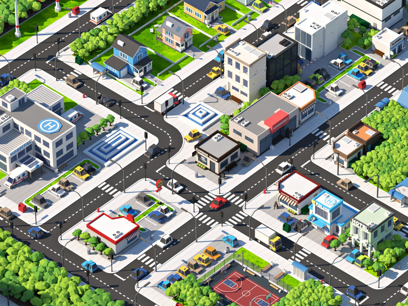 Cartoon City by Svetlana Prilepskaya on Dribbble