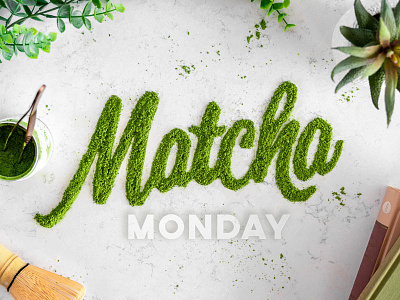 EggHaus Matcha Monday egghaus food matcha monday photography typography