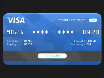 Credit Card info credit card icon visa