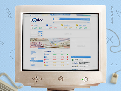 Dövizz UI/UX Design 90s currency currency exchange design experience foreign interface old old style past retro ui ui design ux ux design vintage web web2.0