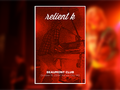 Relient K - concert poster project 3