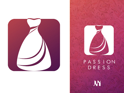 passion dress logo art design illustration illustration art illustrations logo logo design photoshop vector