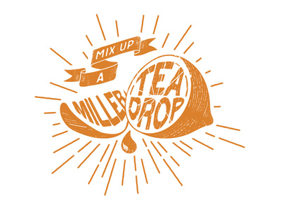 Miller Lite Mixology branding design illustration logo vector
