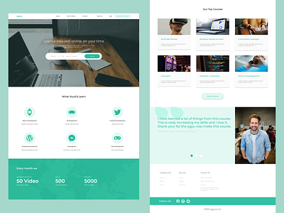 Agyua Landing page by KALEB YODI on Dribbble