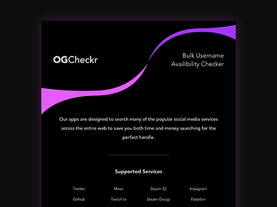 OGCheckr - Thread Design