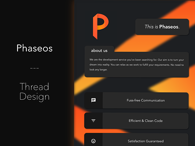 Phaseos - Thread Design