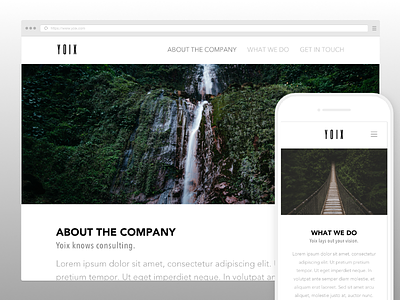 Website Design for Yoix Company