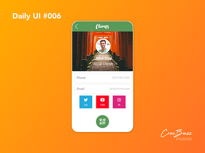Daily UI #006 affinitydesigner daily ui 006 dailyui profile ui design uiux ux design