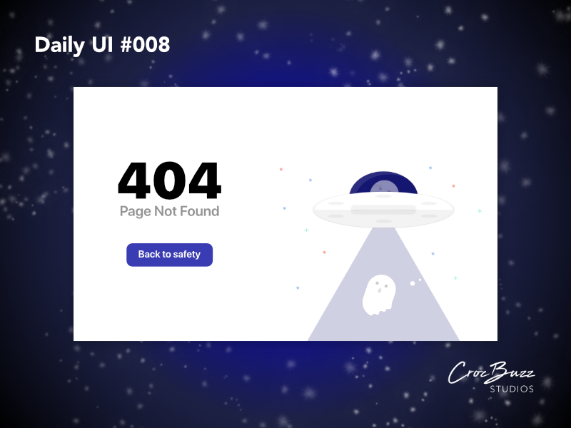 Daily UI #008 undraw space web design affinitydesigner challenge daily ui challange daily ui 008 affinity designer 404 error 404 404 page mockup dailyui ux design ui design uiux