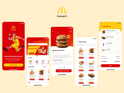 McDonald's App Redesign copywriting mobile design redesign ui ui design uiux design