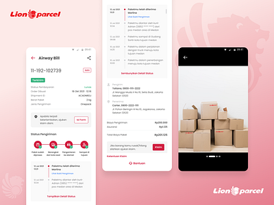 Redesign Airway Bill for Lion Parcel Apps