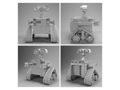 Wall_E 3d 3d art 3dmaya arnold art lowpoly3d lowpolyart lowpolymodel maya modeling robot walle