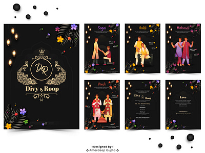 Gay Wedding Card Design art branding character design character illustration colorful design gay couple gay wedding card illustration india indian indian wedding card indian wedding invitation love valentines day flyer vector wedding wedding card wedding invitation weddings