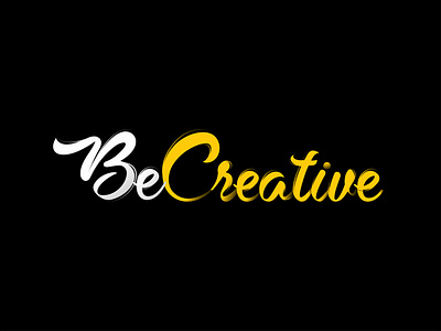 Be Creative Text art creative quote text text designs typogaphy vector words words of wisdom words to live by wordsmith yellow