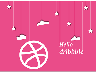 Hello Dribbble design digital drawing dribbble hello hello dribble home illustration