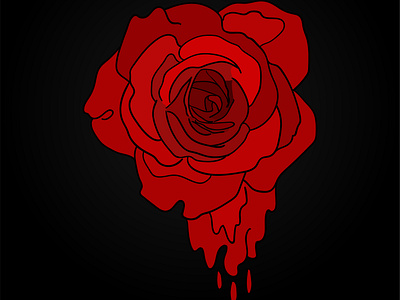 Red Rose Illustration