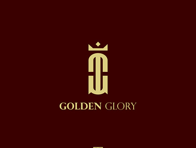 Golden Glory Monogram Logo art branding design logo monogram letter mark