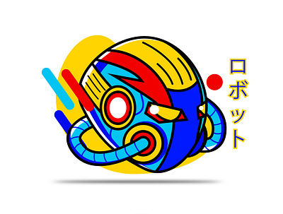 Robotto aliens art branding design illustration japan japanese art japanese culture mecha mechanics robot robotics vector