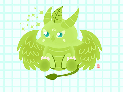Chibi Green Dragon