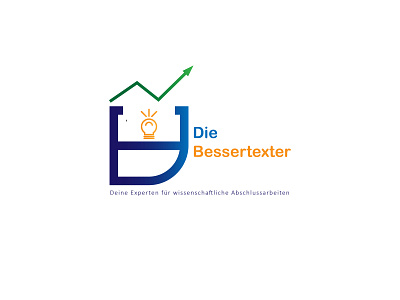 Die Bessertexter logo design branding design illustration logo monogram letter mark