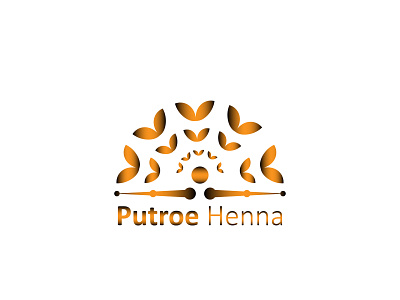 Putroe Henna Logo art branding design icon illustration logo