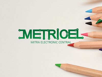 Mitra Electronic Logo Design art branding design illustration logo