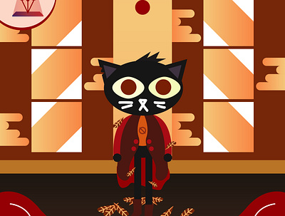 Night In The Woods Fan art art character design design fan art fanart flat flat illustration illustration vector