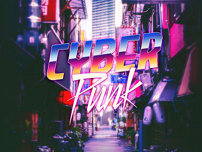 Cyberpunk Photoshop Action cyberpunk future futurism graphicriver photoshop photoshop action photoshop effect purple retro retro design retrowave synth synthwave synthwave flyer