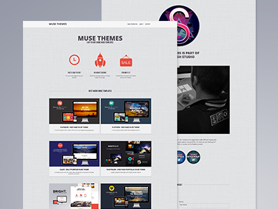 Website for Muse Themes adobe muse best collection grey muse muse themes one page stylewish templates theme themeforest website