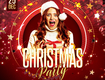 Christmas Party Flyer christmas christmas card christmas flyer download graphicdesign graphicriver photoshop poster psd template xmas xmas flyer xmas party