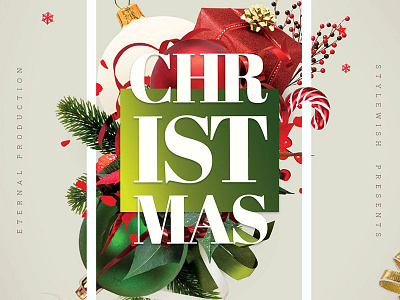Christmas Flyer By Stylewish On Dribbble