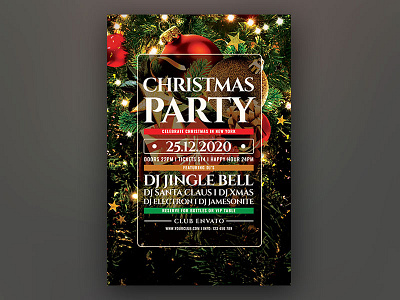 Christmas Flyer Template christmas christmas card christmas flyer christmas party design download flyer graphic design graphicriver photoshop poster psd template xmas