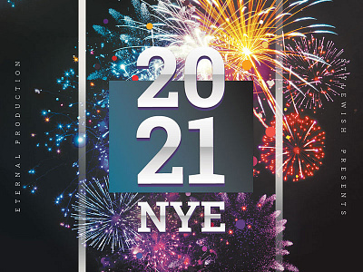 New Year Flyer download firework fireworks flyer graphic design graphicriver new year new year bash new year flyer new years eve nye nye flyer nye party photoshop poster psd template
