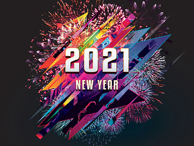 New Year Flyer abstract dark download firework flyer graphic design graphicriver new year new years eve night nye nye flyer photoshop poster psd shapes template