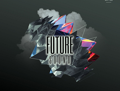 Future Sound Flyer abstract abstract art album album art download flyer futuristic graphic design graphicriver instagram poster psd template