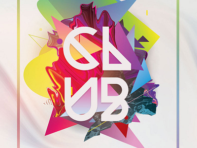 Club Flyer abstract club clubbing colorful colors design download flyer flyertemplate future futuristic graphic design graphicriver poster posterdesign psd shapes template unique