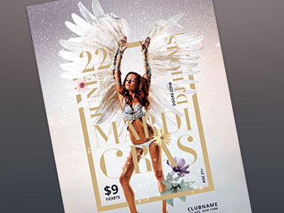 Mardi Gras Carnival Flyer