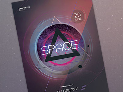 Space Flyer Template